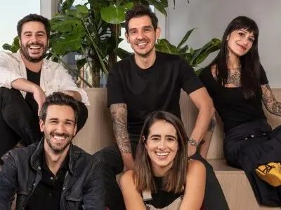 Na Publicis Brasil, Arturo Marenda, Mauro Ramalho, Biah Percinoto, Luís Felipe Figueiredo e Maria Rita Angeiras (Crédito: Divulgação)